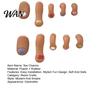 Toe Charms Nails 10Pcs Artificial Toes Set DIY 3D Shoes Decoration Comfortable Plastic Plugs with Realistic Shape Buckle Accessories for Party