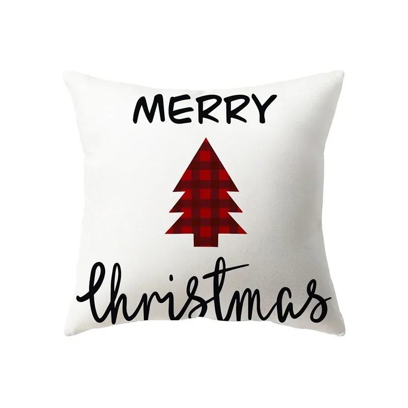 Christmas Themed Pillowcases Car Ornaments Office Santa Claus Living Room Sofa Home Pillowcases