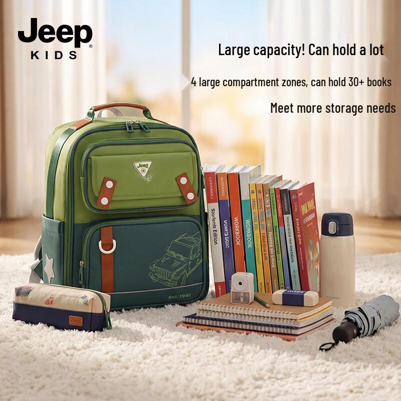 Jeep Ergonomic Primary School Backpack
