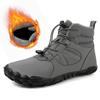 Winter Hiking Shoes Snow Boots Plush Cotton Shoes Outdoor Sneakers Men Women Ankle Boots Warm Winter Boots Mid-top
