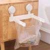 Wall Mounted Folding Trash Bag Holder Space Saving Trash Bag Storage Rack Household Cabinet