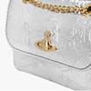 Vivienne Westwood Metallic Crinkle Small Pulse Chain Crossbody 5c01000bw L00a7 Q401