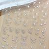 High Quality Star Nail Art Stickers Bronzing Flash Self Adhesive Sticker Nail Charm Decoration Stereoscopic