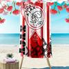 AFC Ajax Print Strandtuch, Großes Weiches Schnelltrocknendes Handtuch für Strand Camping Schwimmen