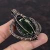 Australian Chrome Chalcedony Pendant Copper Wire Wrapped Gemstone Pendant Wire Wrapped Jewelry Handmade Pendant Copper Jewelry Gift For Her