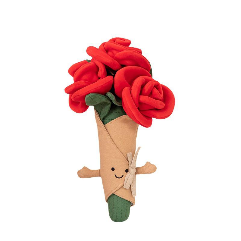 Jellycat Rose Flower Valentine's Plush Doll - Cute Baby Toy Gift