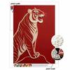 5D DIY Pearl Diamond Painting Kit Majestic Tiger Full Drill Embroidery Mosaic Art Home Wall Decor Gift