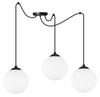 DECKENHÄNGENDE LAMPE SPIDER BALL SCHWARZ LED 15cm