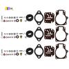 A03E-3 X Carburetor Carb Rebuild Repair Kit And Float Fit For Johnson Evinrude 396701 65 70 75 HP