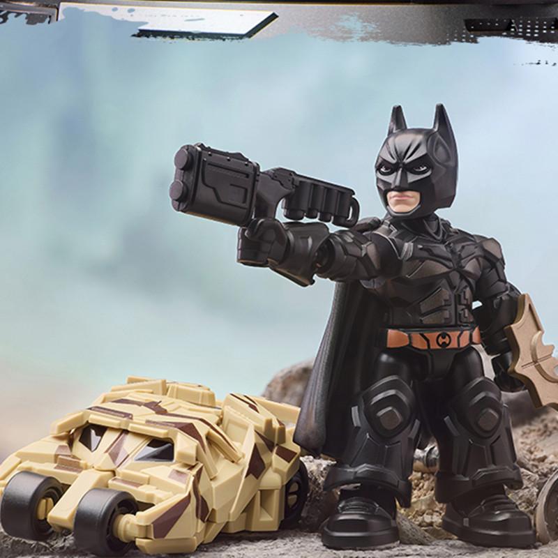 1/12Pcs Blokees DC Hero Batman Building Block Stitching Toy Batman Batmobile Action Figure Collectible Child Christmas Gift