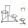 Crystal Ball Holder Seat Metal Sphere Stand for Showcase Bookcase Decoration