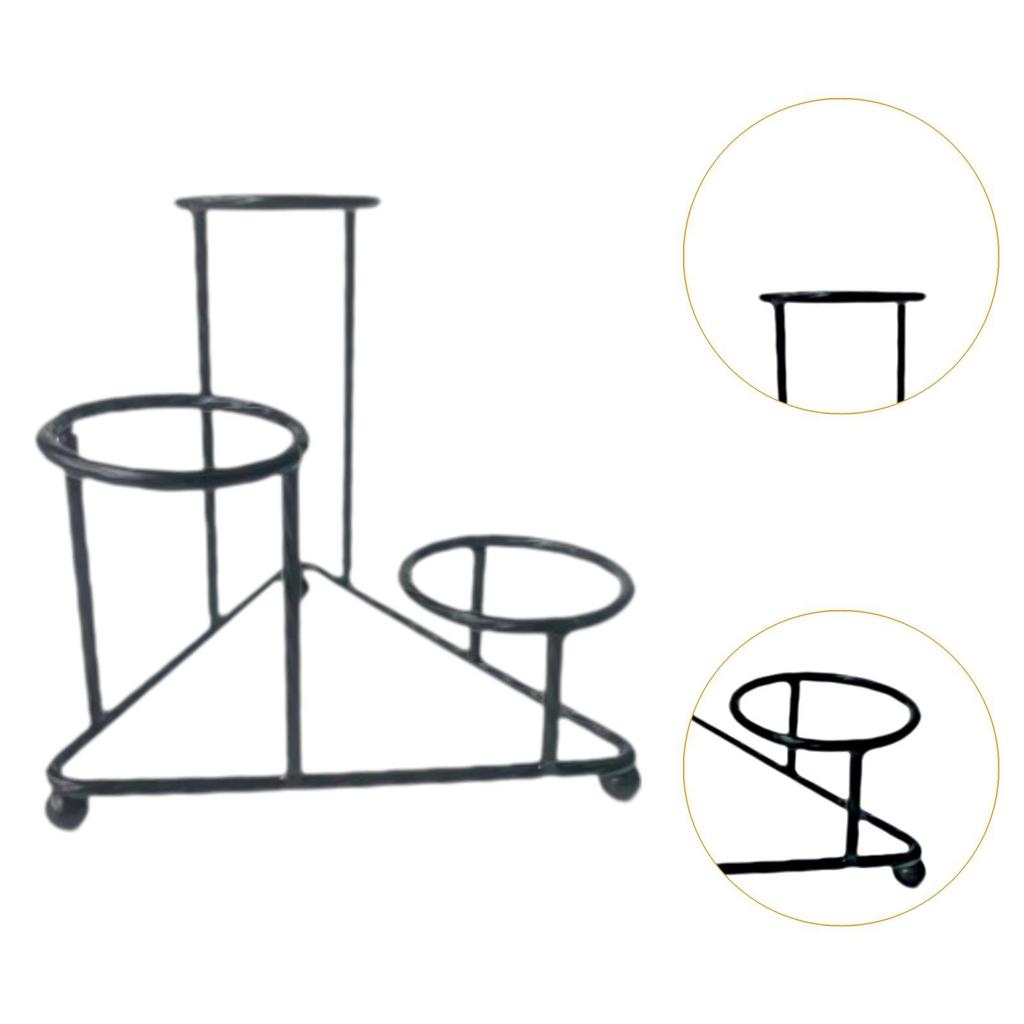 Crystal Ball Holder Seat Metal Sphere Stand for Showcase Bookcase Decoration