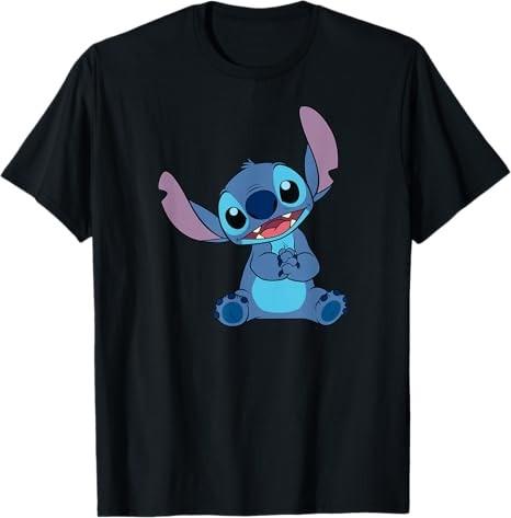 Lilo Stitch Solo Alien Black TShirt S
