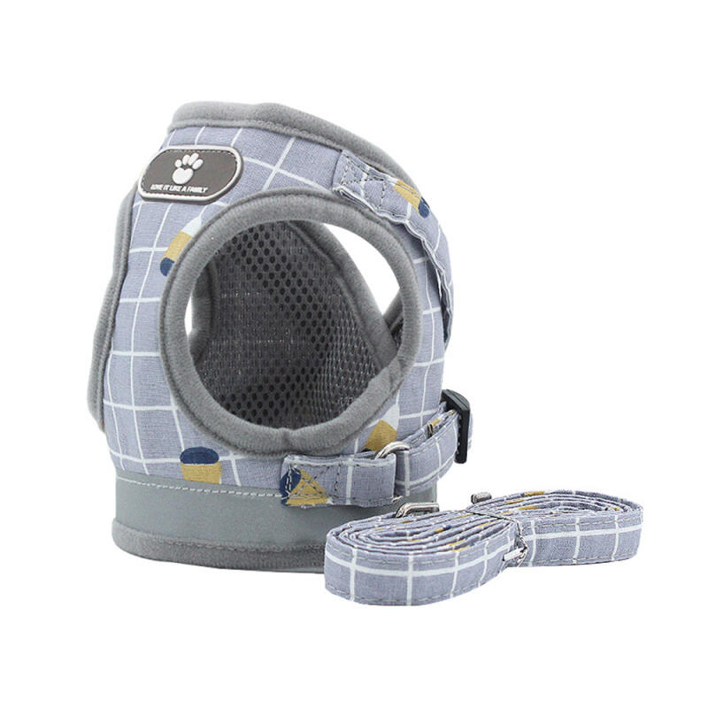 Dog Harness, Chest Strap, Leash, Running Leash, Walking, Outdoor Supplies