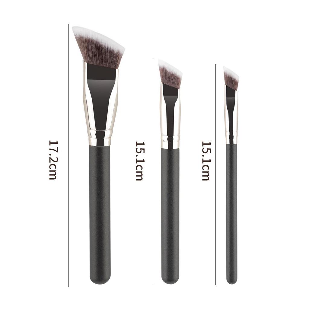 New Four-Sided Concealer & Foundation Brush: Seamless Base, Brightening, Soft Makeup Application