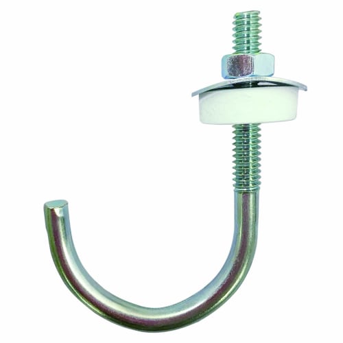 DAIDOHANT (Corrugated Sheet Hook) Pipe Bolt Set (Iron/Unicro) (Nominal Diameter D) 1/4 X (Width W) 50 X (Length L) 78mm (Pack of 100) 34840