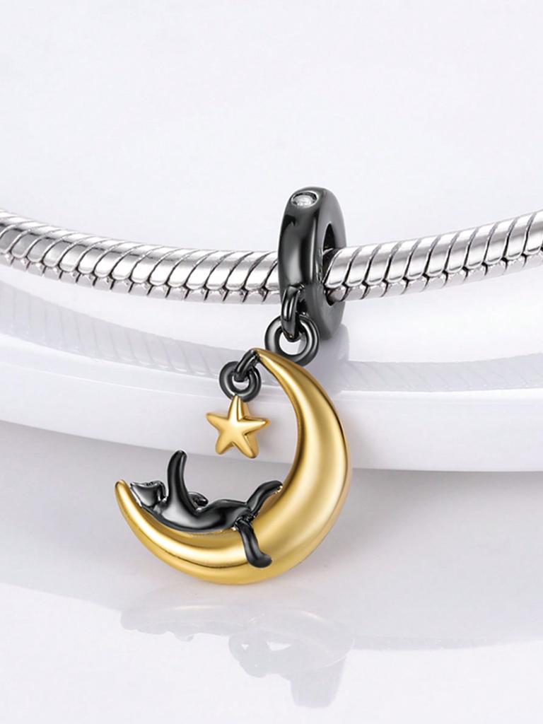 Charms Plata Skull-Headed Bat Beads Charm Copper Plated Fit Charms Copperoriginal Bracelet For Jewelry Making Diy Charm