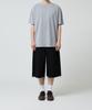 OX STUDIOS Pigment Damaged T-Shirt (Gray)
