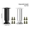 Heavy Duty Adjustable Furniture Legs Height Customizable From 15cm To 16cm Rusts Proof Furniture Feet Simple Installs