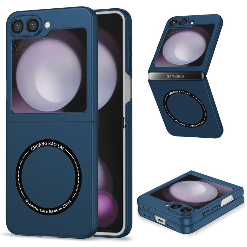 Applicable To Samsung Z FLIP7 Folding Phone Case Magsafe Magnetic Galaxy Z FliP6 Anti-drop Case