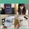 Stellar Baseball Cap For Women With Wide Brim In Cotton Material For Sun Protection