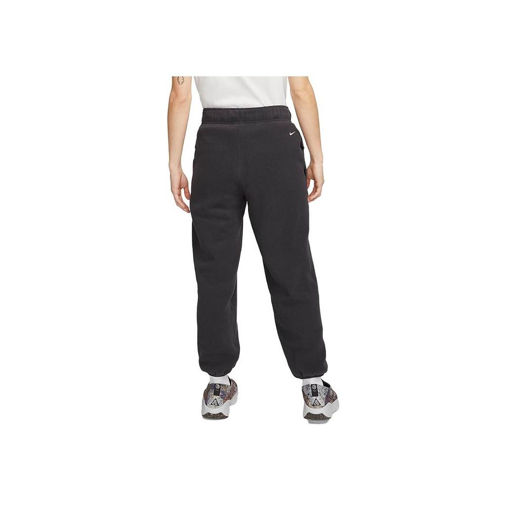 Nike Solid Color Mid-Waist Jogger Pants Women Bottoms Black CV0615-060