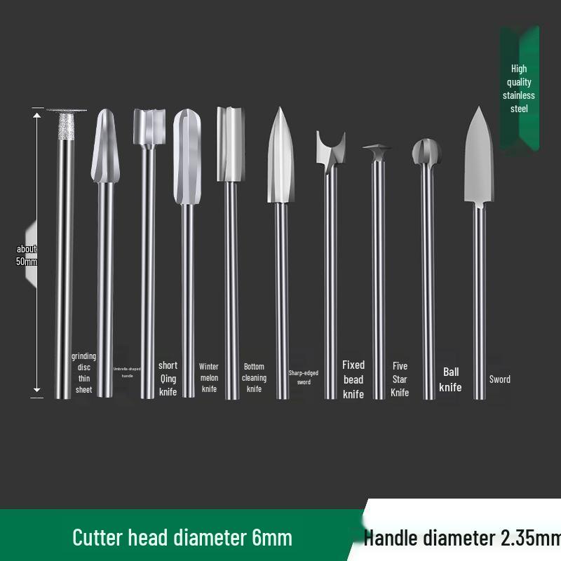 Electric Engraving Tool Set: Dental Machine, Engraving Knife, Steel Drill Bit, Walnut & Wood Carving, Woodworking Scribing & Sword Knife.