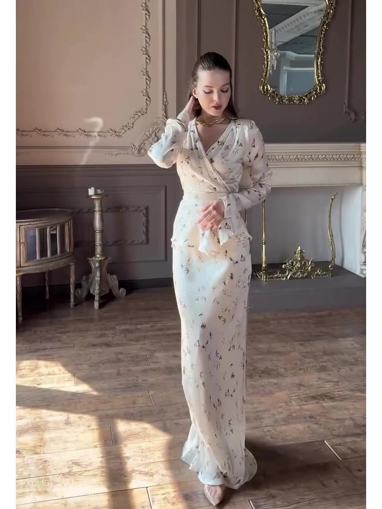 Elegant Winter Long Sleeve Retro Dress - European & American 2025 Trend