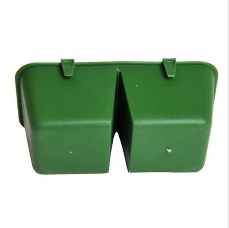 2PC 2 In 1 Parrot Food Water Bowl Dual Feeding Cup Plastic Bird Pigeons Cage Water Food Feeder Bird Parrot Pet Water Bowl