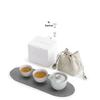 Lotus Petal Portable Ceramic Tea Set