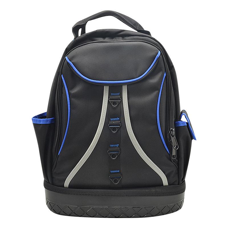 Durable Oxford Fabric Backpack for Electrician Repair Large Capacity Tool Bag with Multiple Pockets Heavy Duty Rucksack for Work