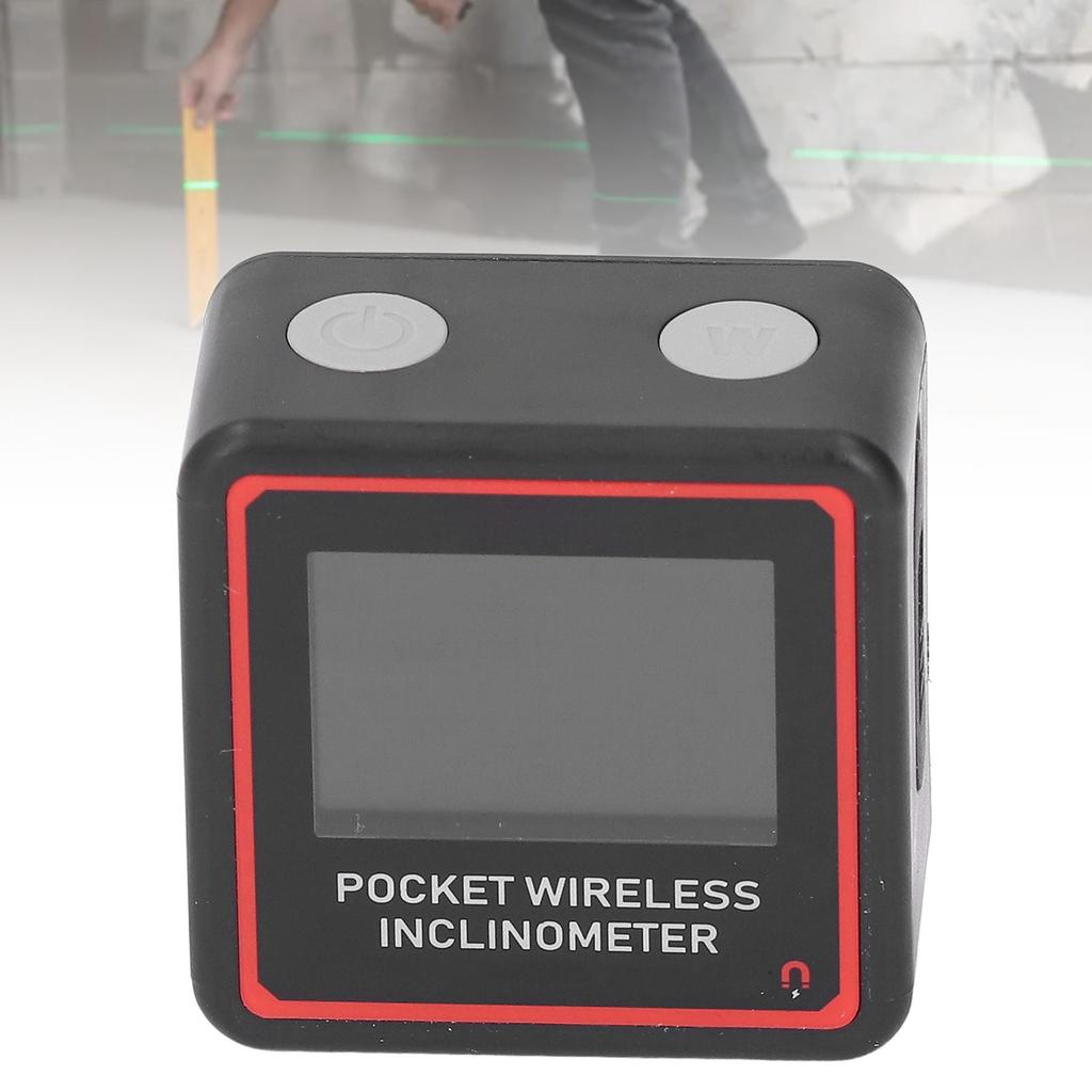 Digital Display Inclinometer Pocket Level and Angle Measuring Gauge 4x90 Degree Electronic Protracto