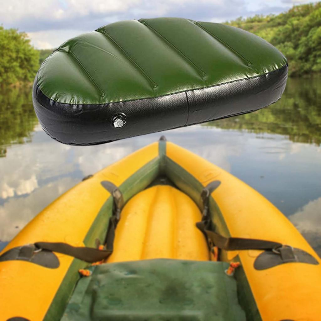 Kayak Inflatable Seat Cushion Universal Waterproof Kayak Boat Inflatable Seat Pad Fit All Types of Inflatable Boats