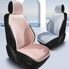 Car Seat Cushion Four Season Universal Cushion Ventilation Cooling Pad Cotton Linen Half Wrapped Seat Cover Automotive Interior