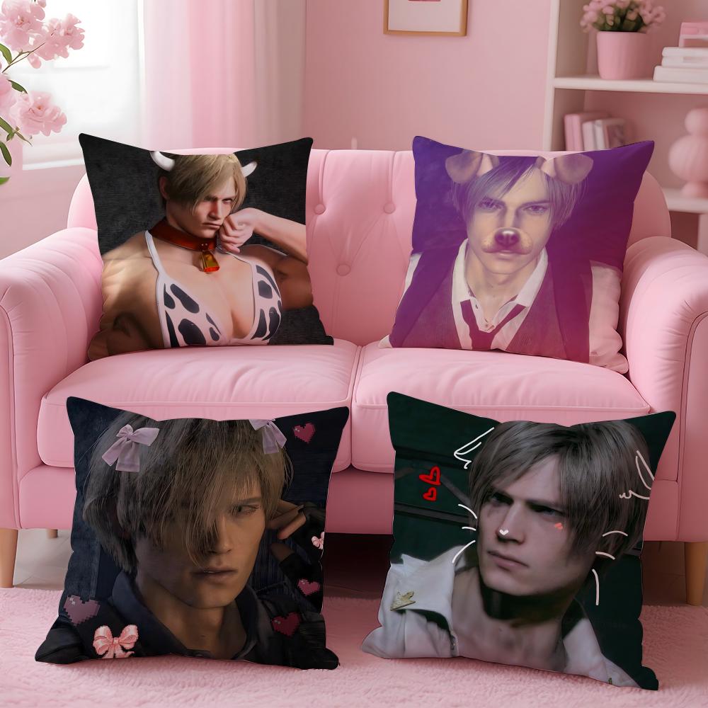 Muscle Leon K-Kennedys Cushion Cover Short Plush Double-Sided Printing Home Machine Washable In Warm Winter Pillow Case