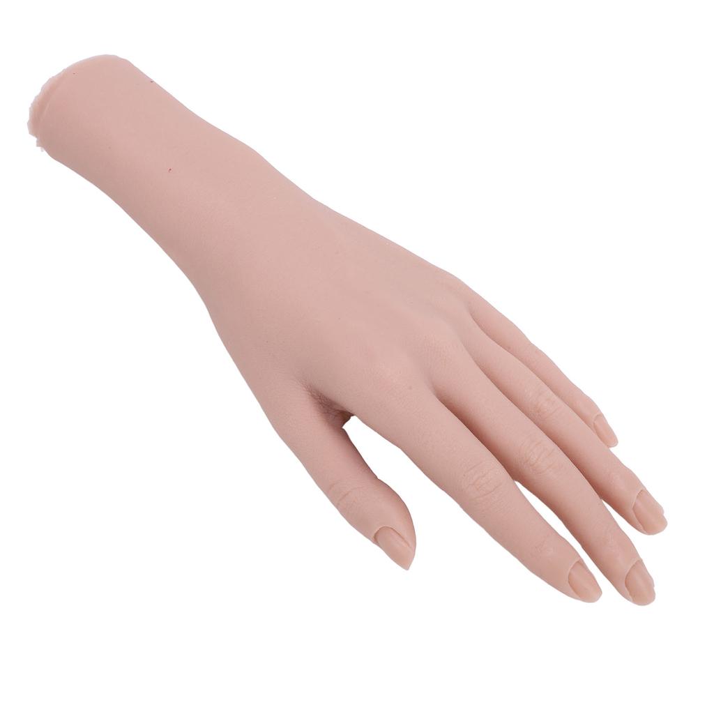 Realistic Silicone Female Hand Model Nail Training Hand Soft Flexible Silicone Female Mannequin Hand for Showing Jewelry