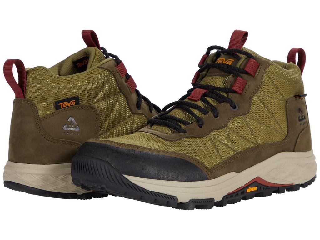 Teva Ridgeview Mid Dark Size Men's Boots, Olive, 27.5cm