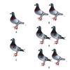 Simulation Foam Pigeon Model Realistic Bird Figurines Artificial Foam Bird Mini