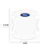 4pcs Transparent Car Door Anti-collision Protector Bumper Strip Sticker for Ford Mustang Mondeo FOCUS Fiesta EcoSport Ranger