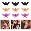 60 Pcs Halloween Stocking Stuffers Bat Ring Mens Children’s Toys Dress Up Party Hand Accessory Skull Rings