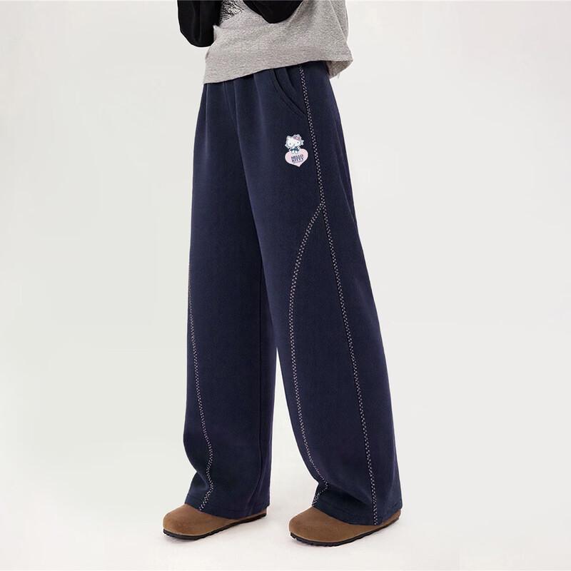 Hello Kitty Girls  Spring Sporty Wide-Leg Sweatpants 130