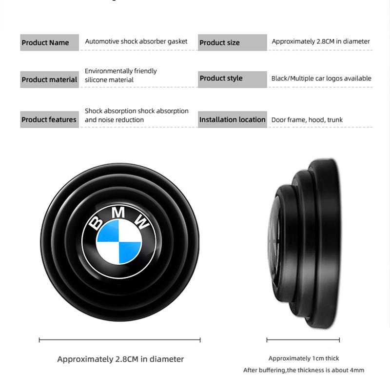 Car Door Shock Absorber Protection Sticker Accessories For BMW F12 F13 G30 G32 F34 F40 F45 F46 X1 X2 X3 X5 X4 X6 X7 F25 F26 G06