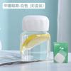 High Value Glass Chubby Cup Sealed Graduated Cup High Temperature Resistant Coffee Soy Milk Milk Cup Plus Cup