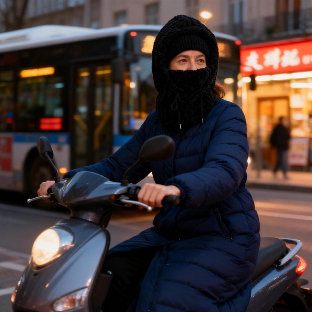 Winter Warm Hat Mask Windproof Ba&laclava For Men & Women, Cycling, Skiing, Running, Hiking, Outdoor Sports