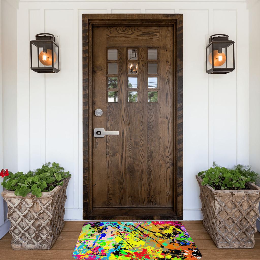 Street Pop Art Graffiti Doormat Anti-Slip Bathroom Kitchen Mat Living Room Door Floor Entrance Carpet Rug