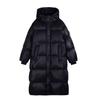 The new Korean version is loose over the knee and thickened long cotton-padded jacket.