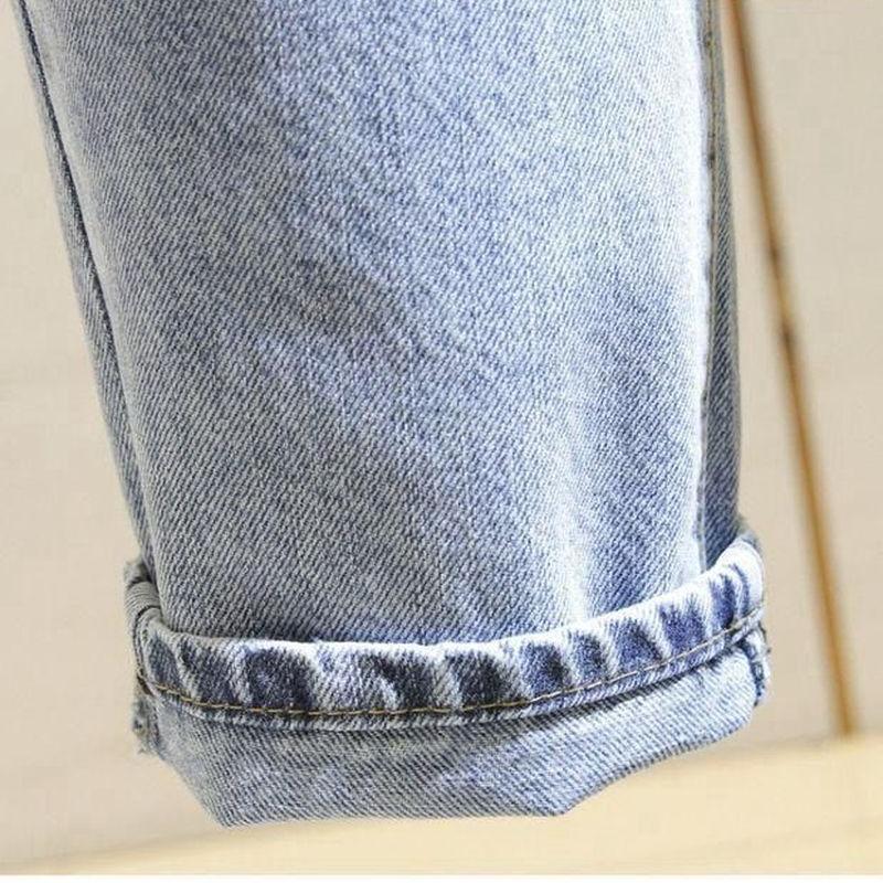 High Waist Jeans Women Harem Pants Loose Casual Plus Size High Street Denim Trousers Pants