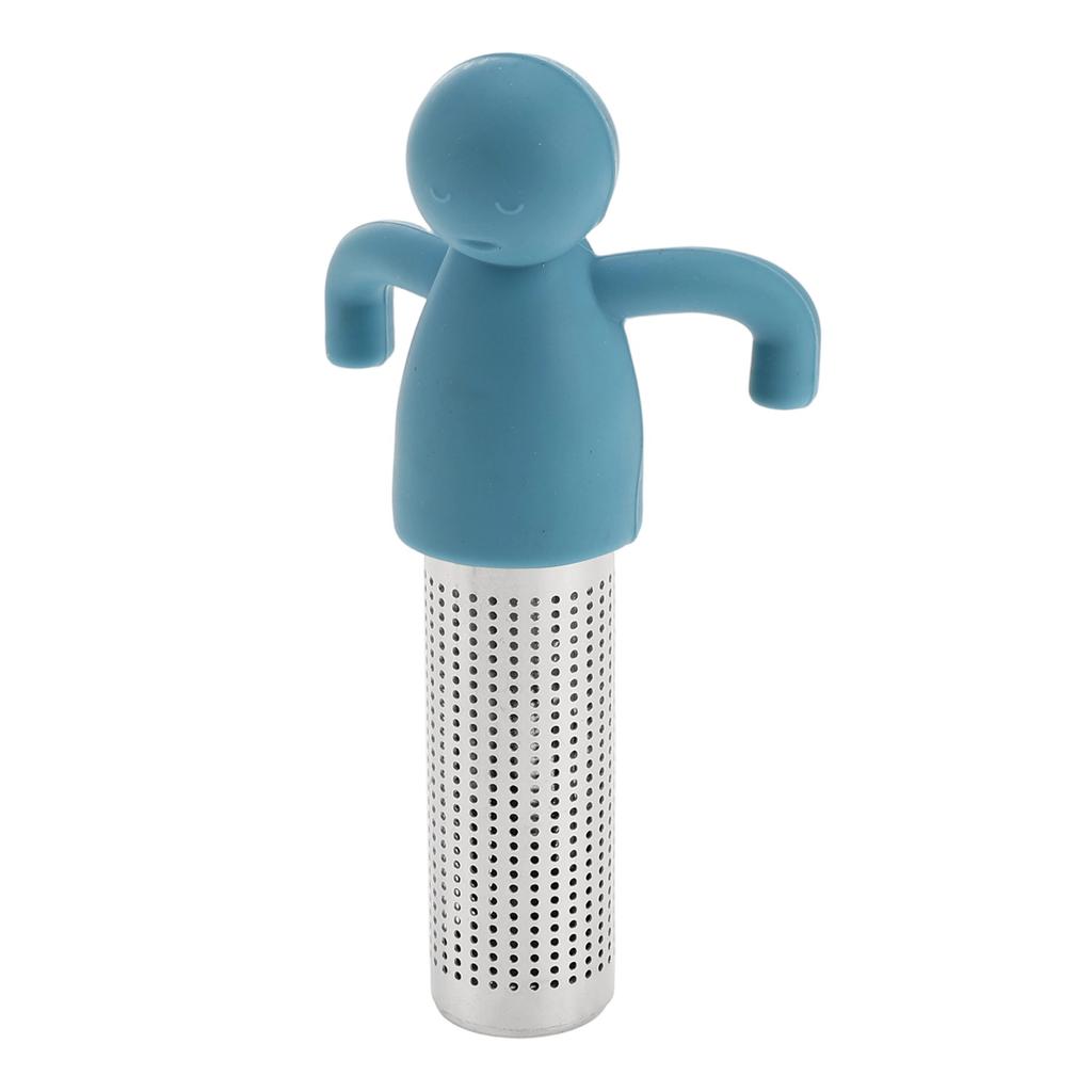 Silicone tea maker creative humanoid tea leak tea filter household tea tea compartment filter tea set accessories