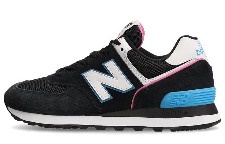 574 Wmns New Balance Black Vibrant Sky Pink Women s 36.5