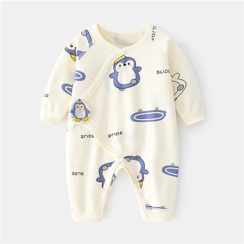 0-6M Newborn Baby Girl Boy Romper Cotton Print Infant Jumpsuit Casual Newborn Clothes For Girls Boys Spring Autumn Clothing New
